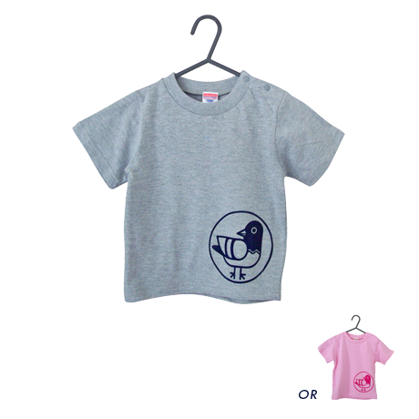 05 鳩キッズTシャツ